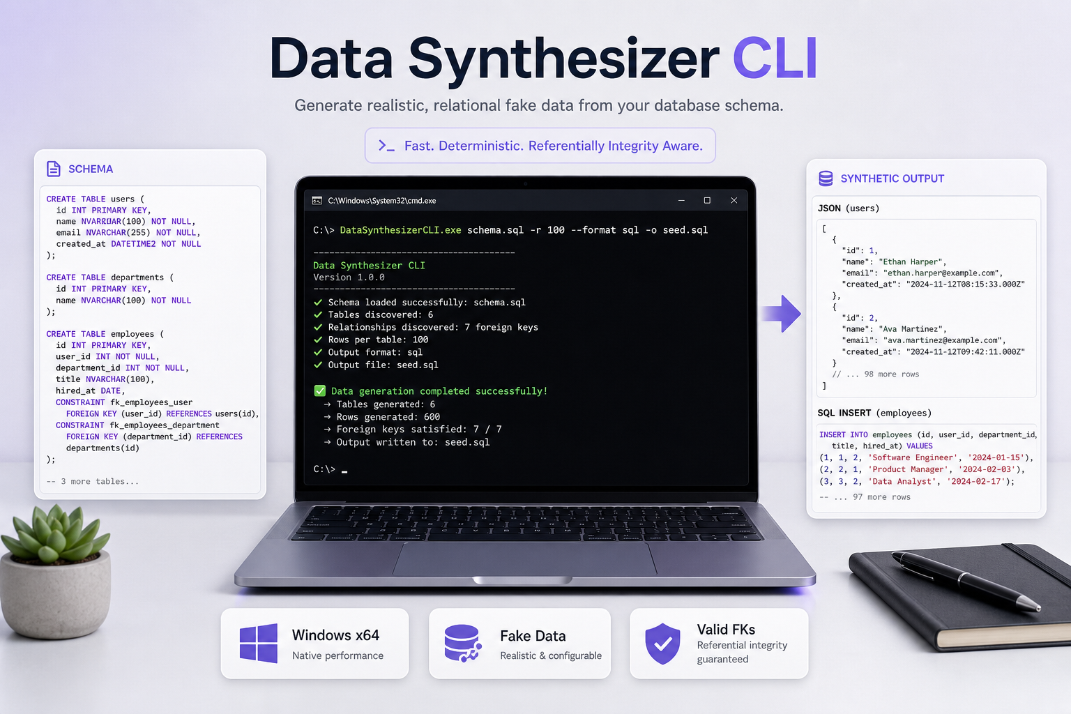 Data Synthesizer CLI